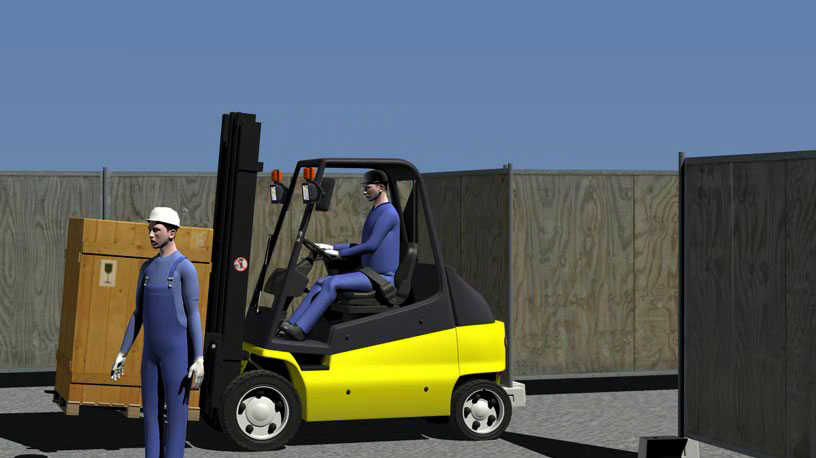 Erklärvideo von ANOVA – Thema: Arbeitsschutz Gabelstapler